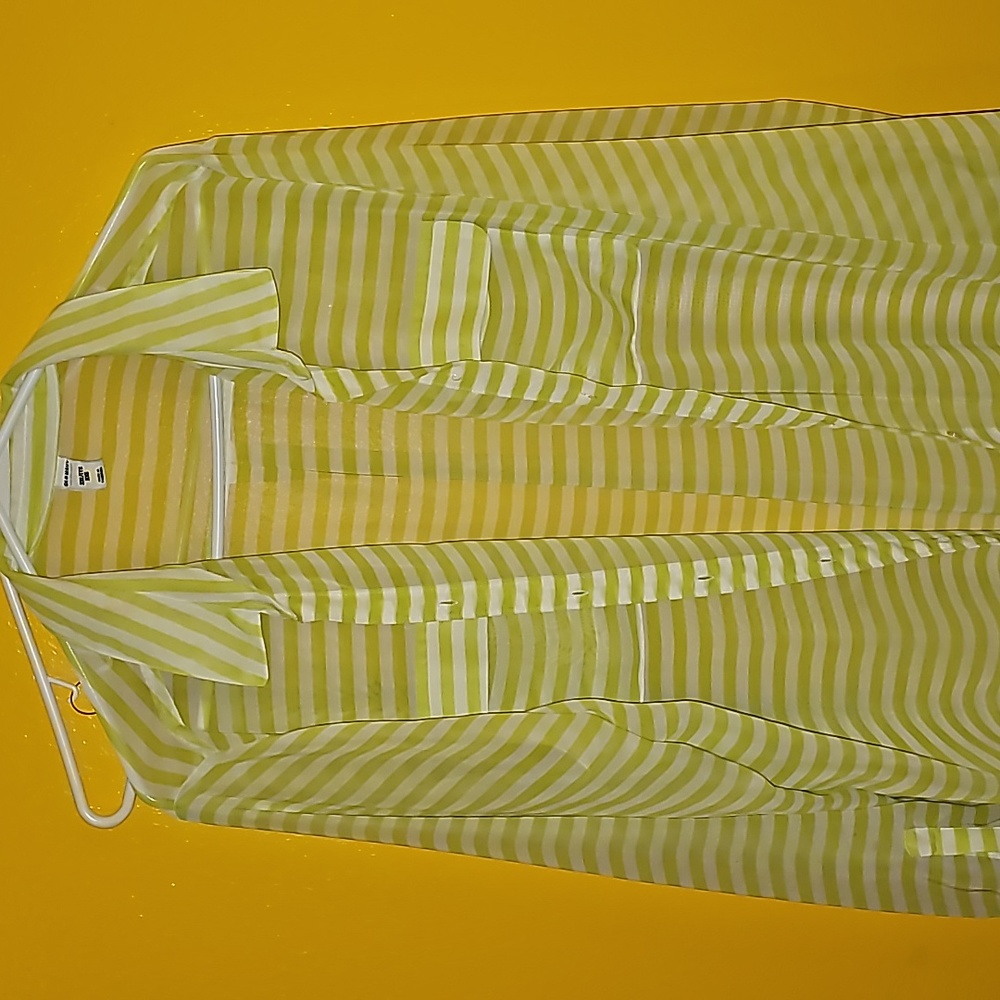 Blouse with stripes